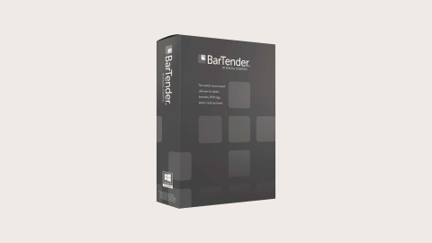 Bartender Basic Edition Programvara Etikettdesign